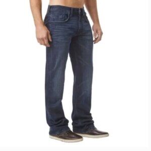 Buffalo David Bitton Travis X Slim Straight Stretch Dark Wash Jeans NEW 46 x 30